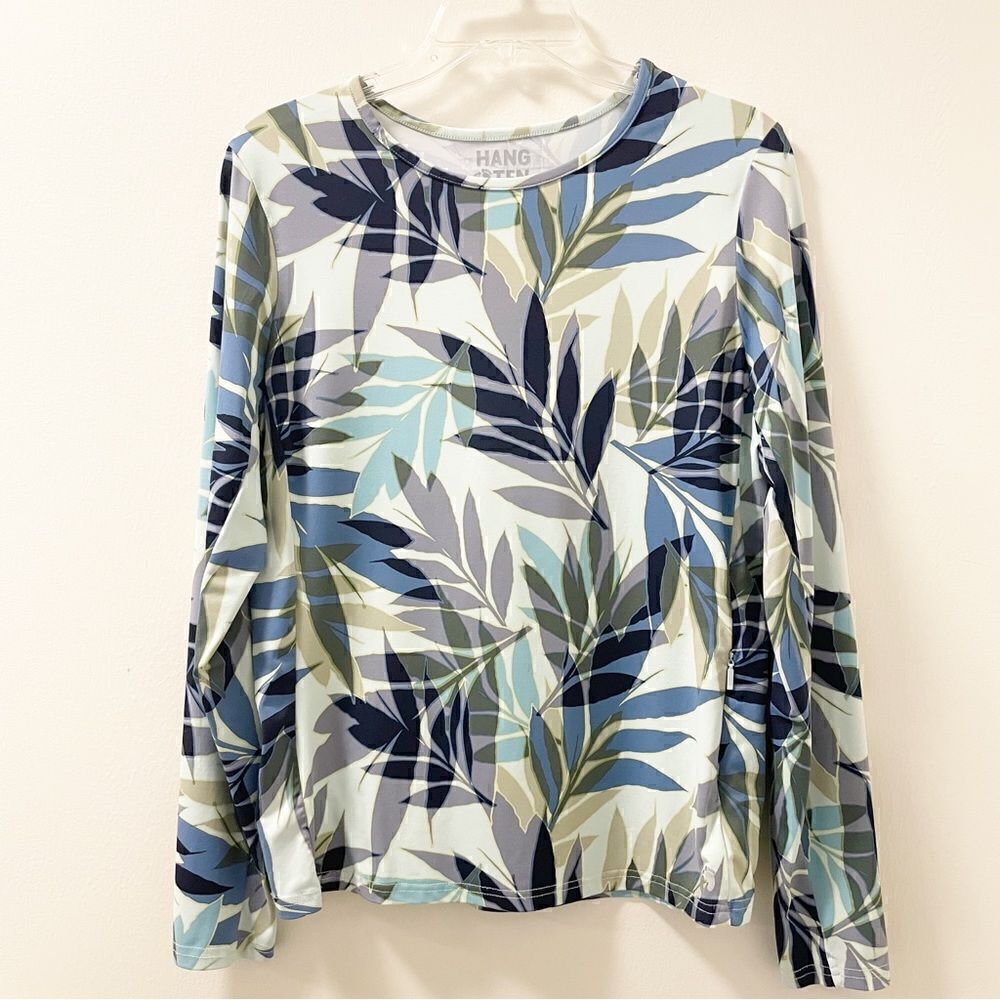 Hang Ten Womens Long Sleeve Rashguard - Size Medium